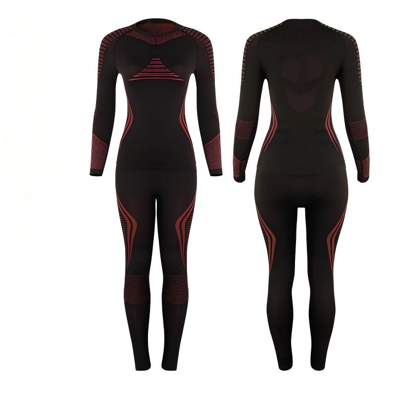 Set Baselayer Ski Lancar Pemetaan Badan Set Baselayer Ski Lancar Pemetaan Badan